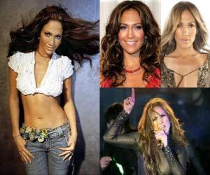 Puzzle Jennifer Lopez είναι ηθοποιός, τραγουδιστής, χορευτής, σχεδιαστής μόδας και των ΗΠΑ